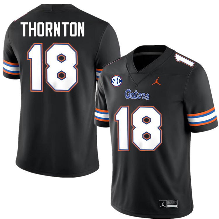 #18 Bryce Thornton Gators Jersey,Florida Gators College Football Jerseys Stitched-Black #18 Bryce Thornton Gators Jersey,Florida Gators College Football Jerseys Stitched-Black